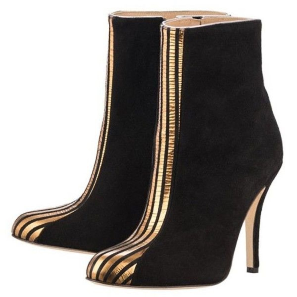 NEW Fred Marzo Titop Black Ankle boots size 37